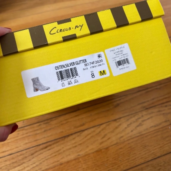 Sam Edelman Circus NY Osten Glitter Ankle Boot NWT - Picture 7 of 7